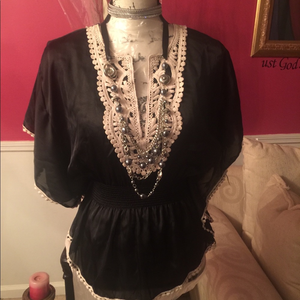 Women’s Black Blouse